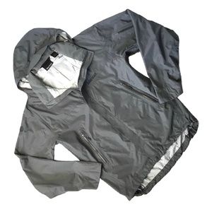Marmot Precip Membrain Full Zip Rain Jacket Gray Sz S